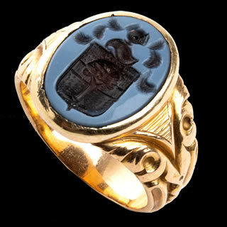 Antique mens ring