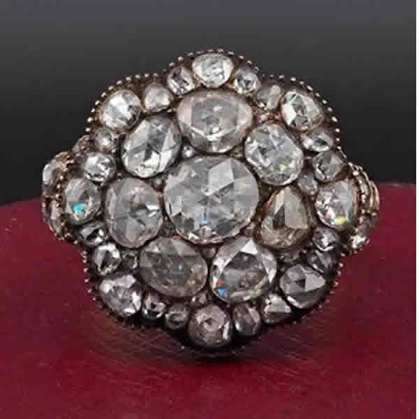 Georgian Cluster Ring