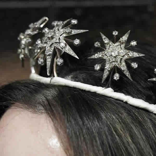 Antique Paste Tiara